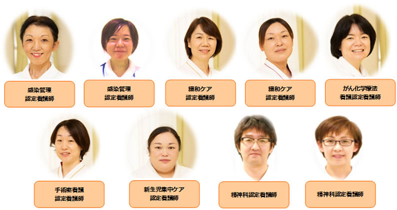 認定看護師の紹介
